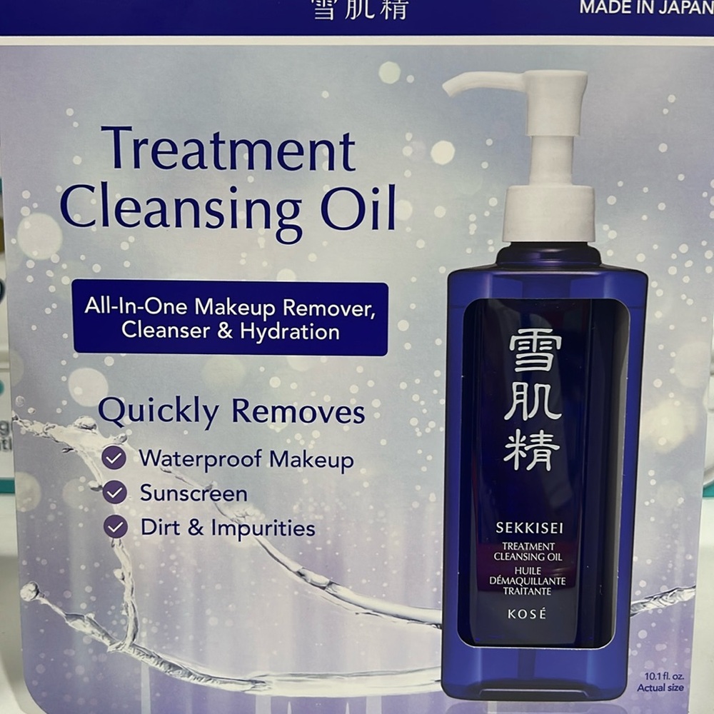 Kose Sekkisei Treatment Cleansing Oil All in One Makeup Remover 10.1oz NIP